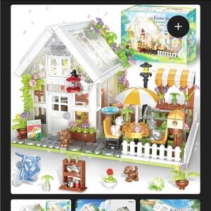 NWT TOC MOC GARDEN GLASS BUILDING HOUSE
